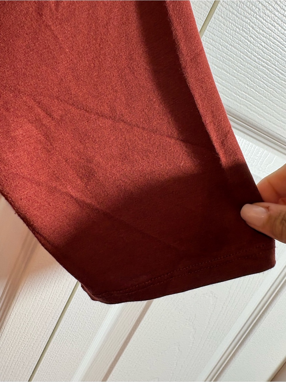 Zenana Burgundy Short Sleeve A-Line Midi Dress Boho Minimalist Fall Academia - Picture 5 of 7